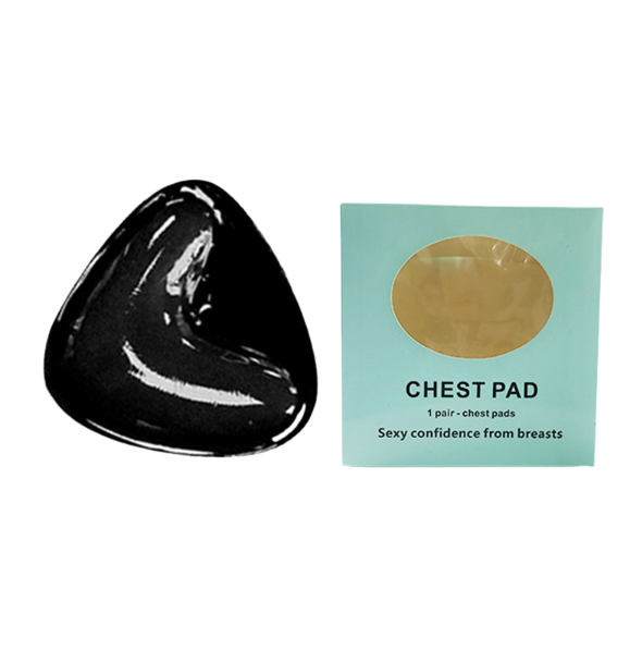 Triangle V-shaped thickened sponge chest patch small chest display large female double-sided self-adhesive chest pad - Korvel