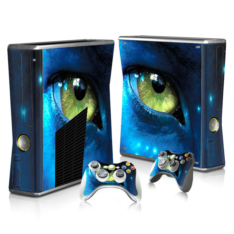 Xbox 360 Slim Full Body Color Membrane Stickers with Scratch-Resistant Protection - Korvel