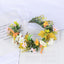 Flower garland scenic spot birthday wedding best friend bridesmaid headband small chrysanthemum flower wreath headwear - Korvel