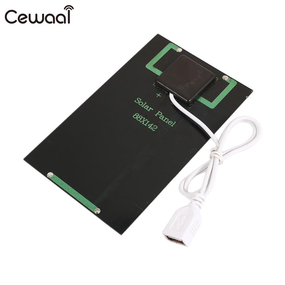 Chargeur solaire portable USB Cewaal 5W