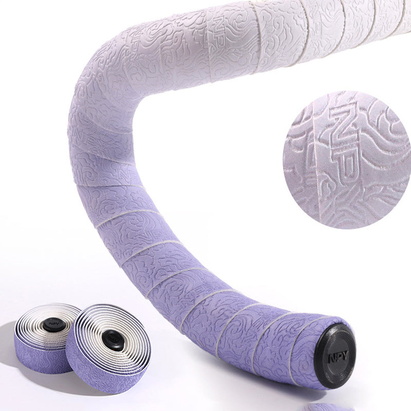 Premium Road Bike Handlebar Tape - Gradient Cloud Design