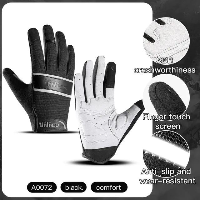 Premium Touchscreen Bicycle Gloves for Outdoor Riding