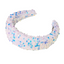 Sequin sponge wide edge headband - Korvel