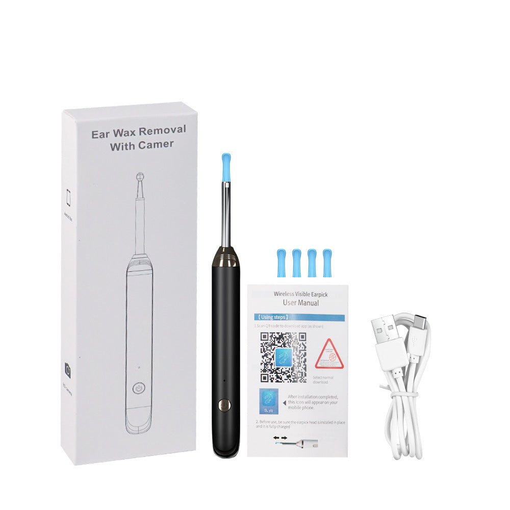 Visual Ear Spoon Cross border HD Visual Ear Picking Device Wireless WIFI Visual Ear Picking Spoon Visual Ear Picking Spoon - Korvel