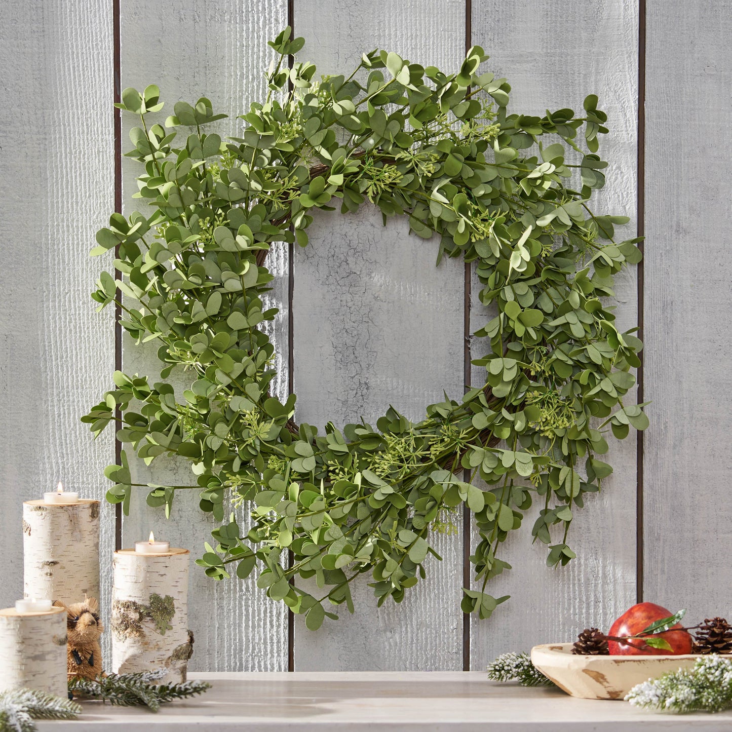 27" OXALIS CORNICULATA WREATH - Korvel