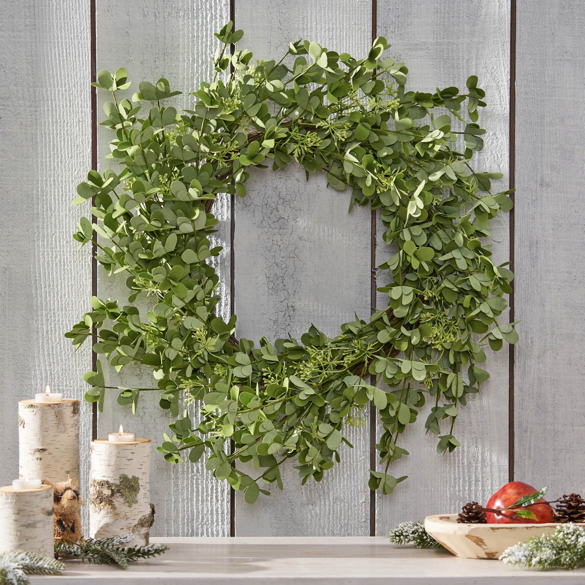 27" OXALIS CORNICULATA WREATH - Korvel