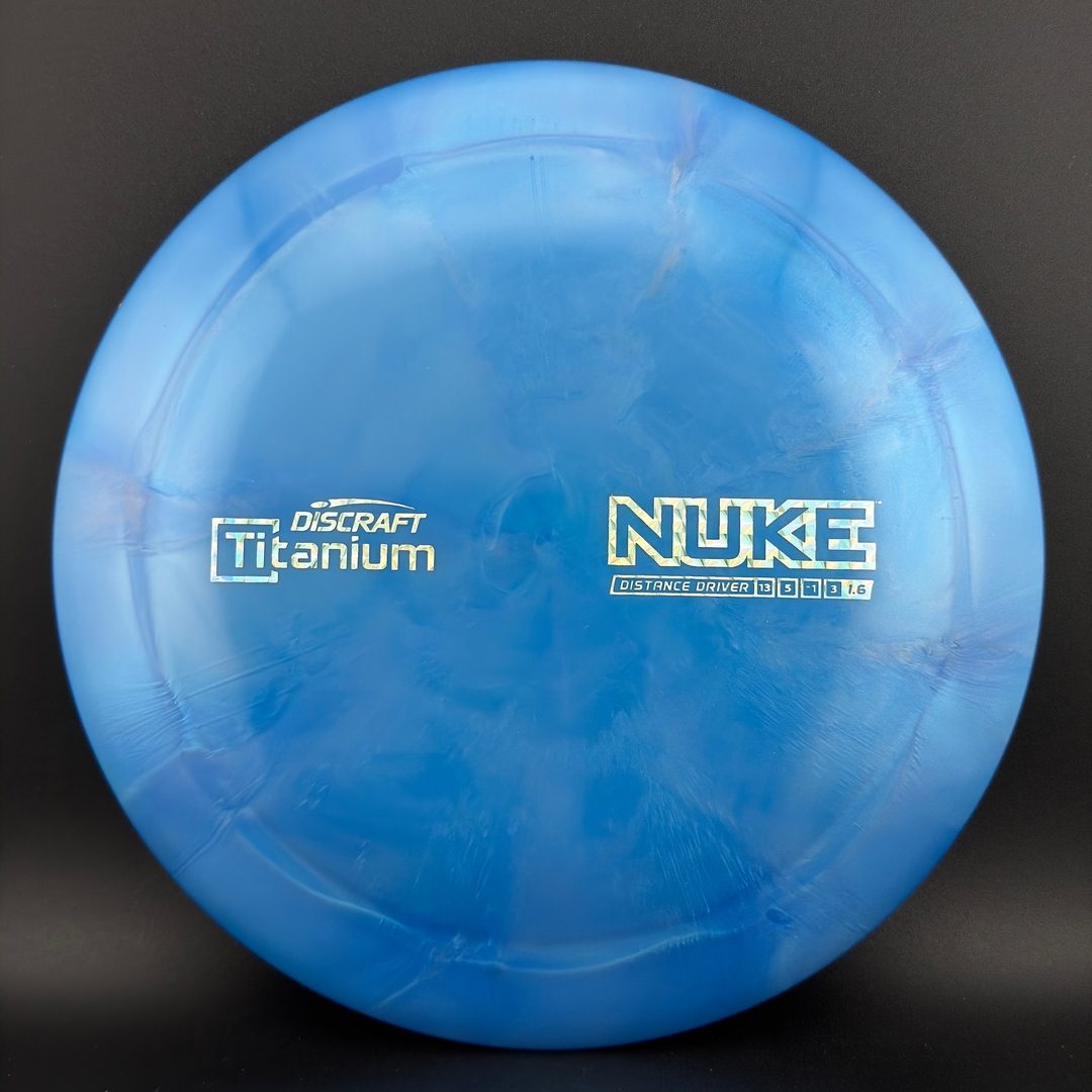 Titanium Swirl Nuke Disc Golf Driver