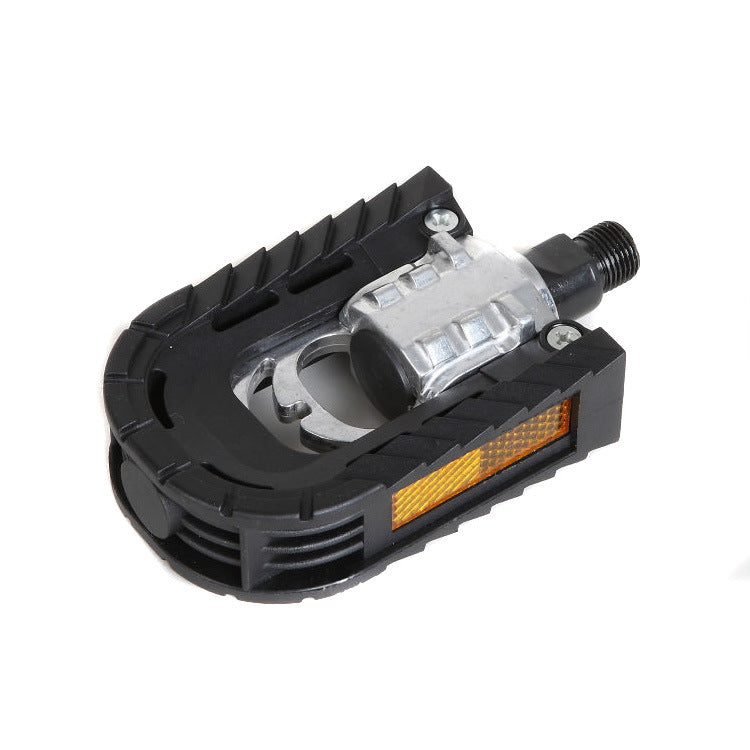 Bicycle Aluminum Alloy Foldable Pedal Mountain Bike Folding Pedal Bicycle Pedal Electric Bicycle Pedal - Korvel