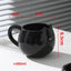 Adorable hand - painted cat - shaped ceramic mug, perfect for coffee or tea. - Korvel
