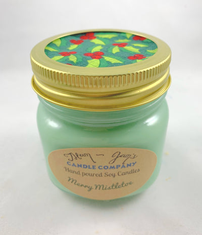 Merry Mistletoe Soy Candle – Fresh & Festive Holiday Scent | Mam Jam’s - Korvel