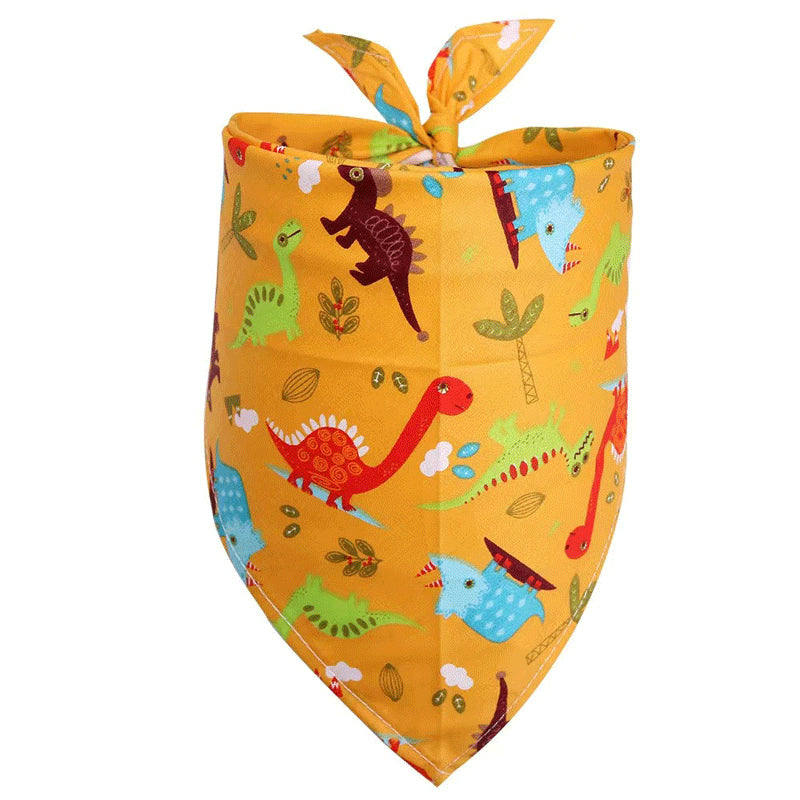 Bandana pour chien en coton premium style fruit