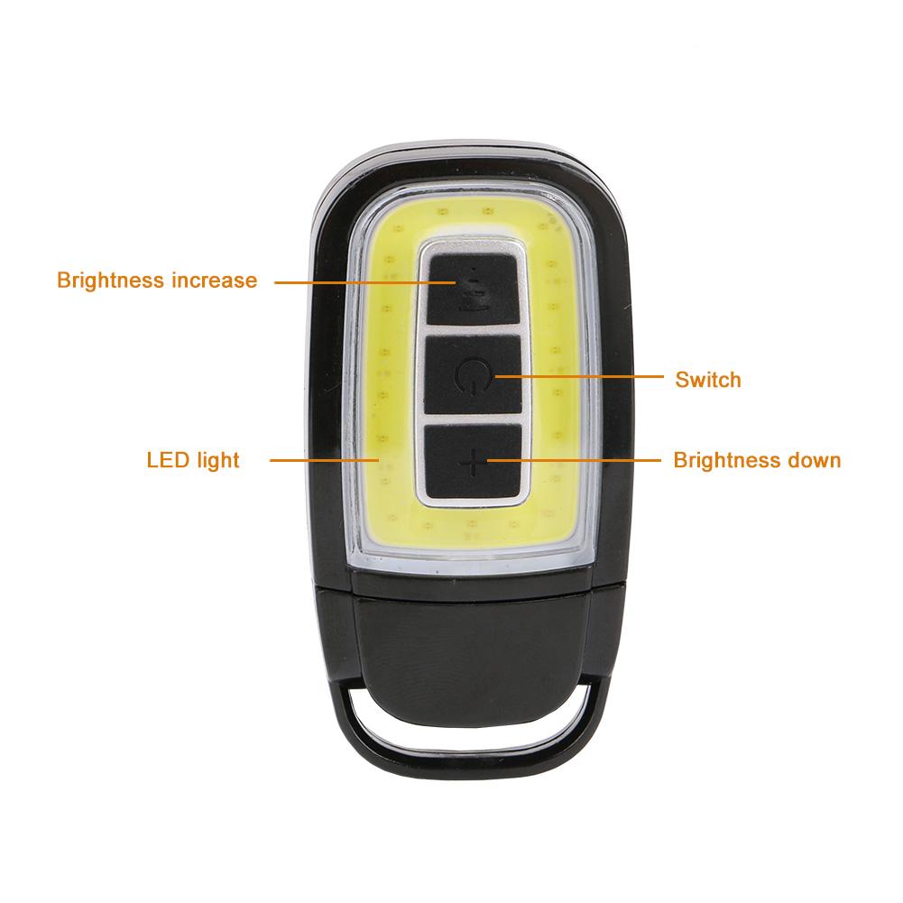 Mini lampe de poche LED - Torche de poche rechargeable par USB avec 3 modes