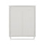 Modern Two-Door Wall Cabinet with Glass Doors