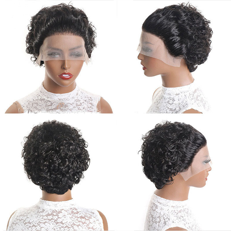 Premium Short Pixie Lace Wig - Real Human Hair
