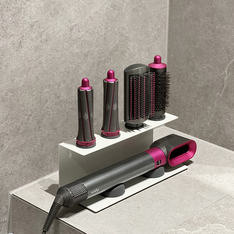 Non - Perforated Hair Dryer Holder. Also for Straighteners & Curling Irons. Ideal for Bathroom Sorting - Korvel