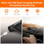Smart Car TPMS Tire Pressure Monitoring System Solar Power Digital TMPS LCD Display USB Auto Security Alarm Tire Pressure Sensor - Korvel