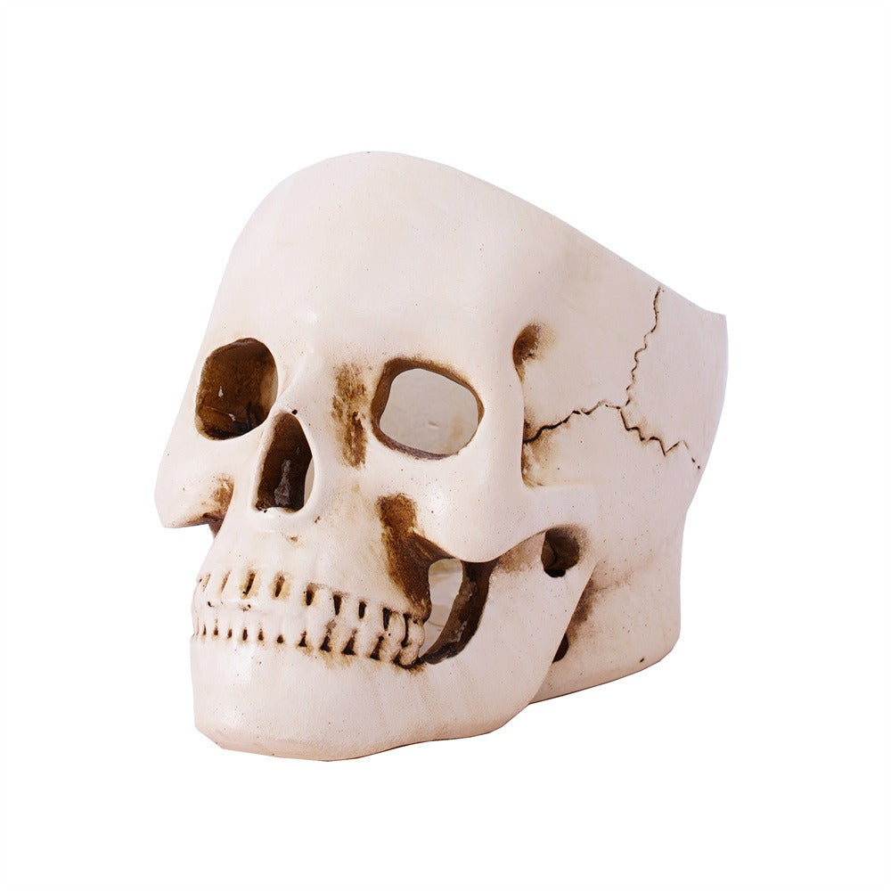 Hollow skull candle holder desktop storage ornament - Korvel