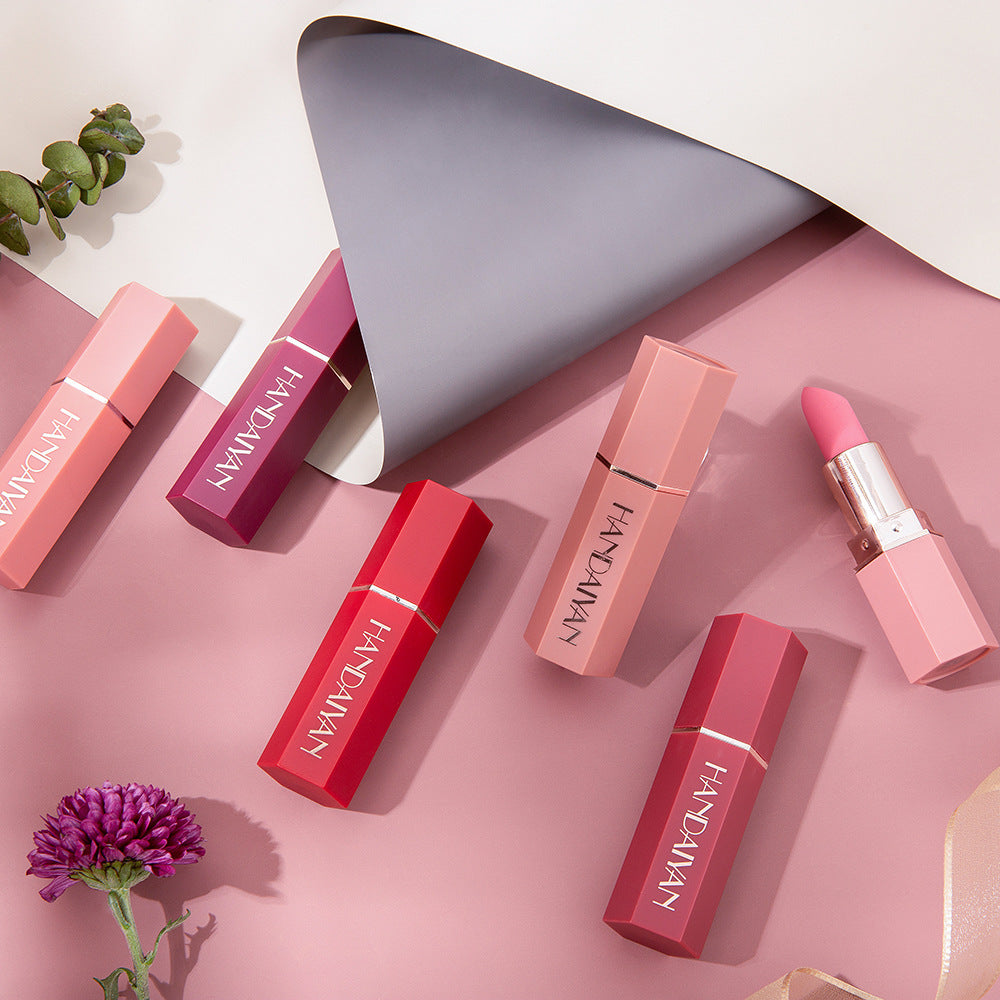 HANDAIYAN Matte Long Lasting Lipstick Lipstick Long Lasting Makeup Multi Color Lipsticks Look Good And Show Temperament - Korvel