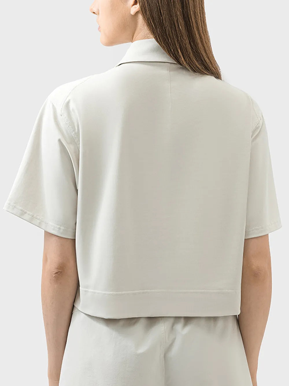 Half Button Short Sleeve Active T-Shirt - Korvel