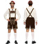 Costume de Bavarois pour hommes pour Oktoberfest avec chapeau de bière - X-Large