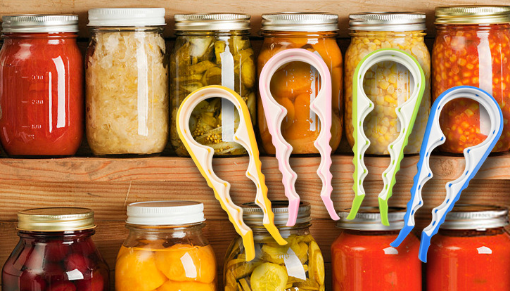 2-Piece Easy Grip Jar Opener Set for Effortless Opening