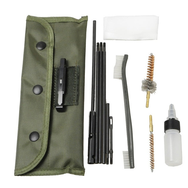 Kit de limpieza de rifle Airsoft M4 M16 Premium - 10 piezas