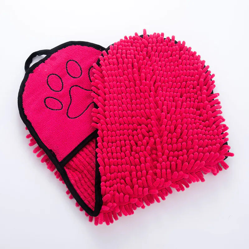 Chenille Super Absorbent Pet Towels