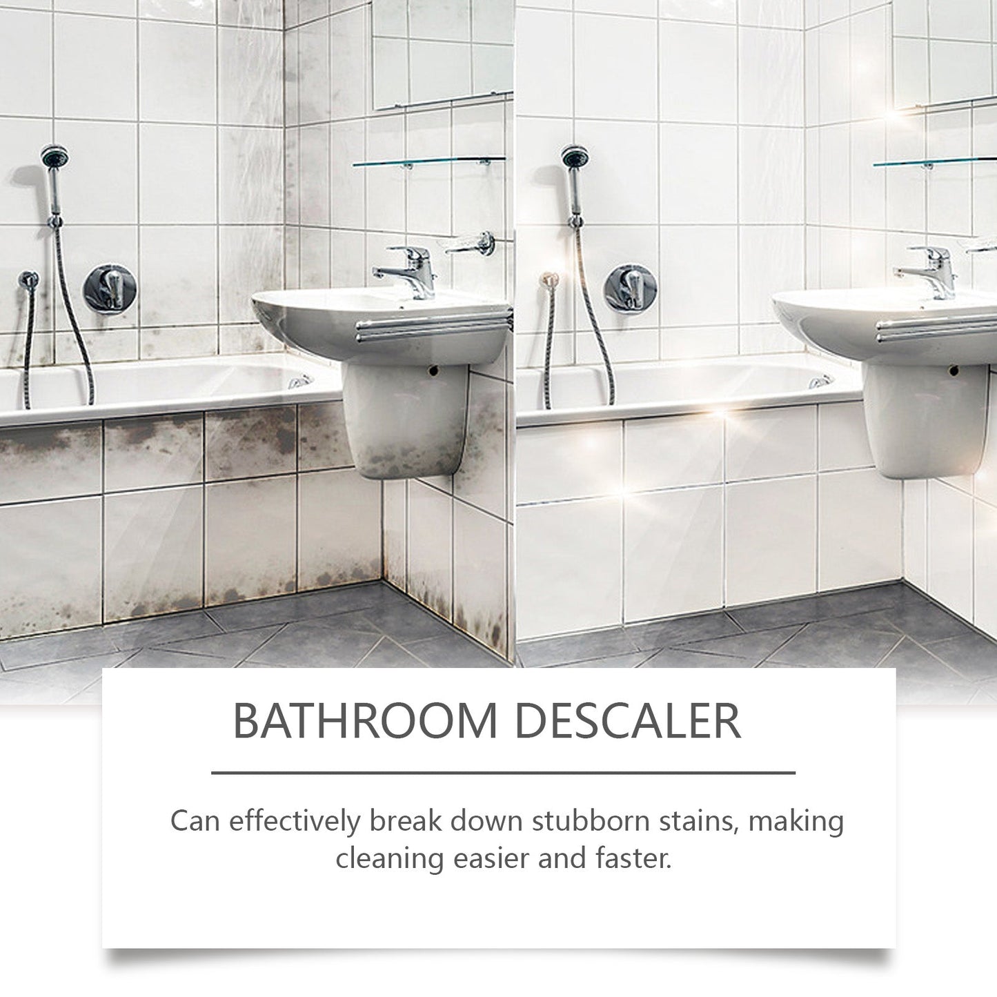 Limpiador Premium de Acero Inoxidable para Superficies de Baño