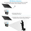 V380 New Arrival 3MP Wireless WiFi Security CCTV Camera Night Vision Sim Card Solar 4G  Outdoor - Korvel