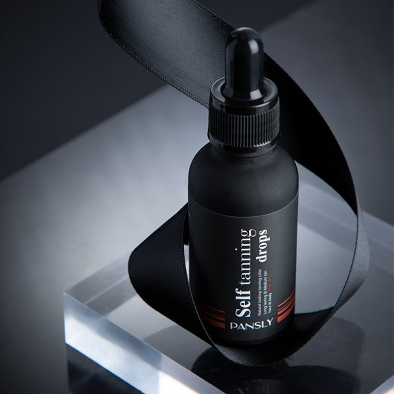 Mei Hei Shui Wheat Color Sun Free Natural Black Effect Fixed Color Mousse Self Tanning Drops - Korvel