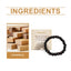 Bracelet en perles de bois noir café - Accessoire quotidien élégant