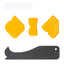 Glass Glue Shovel Gluer Beauty Seam Cleaning Tool Trimming Metal Scraper To Remove Silicone Scraper Scraper Gluer - Korvel