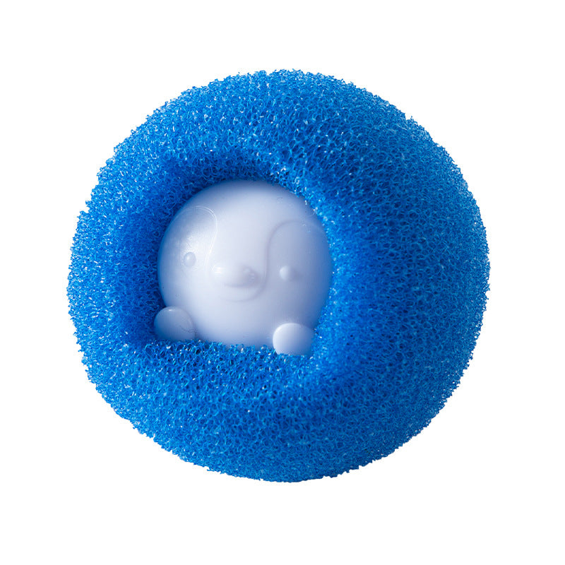 3 Decontamination Laundry Balls Clothes Anti-Winding Washing Machine Cleaning Balls Household Hair Removal Special Care Balls - Korvel