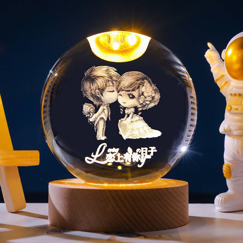 Starry Sky 3D Micro Landscape Crystal Ball Ornament