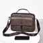 Men's Business Satchel Single Shoulder Bag Cross Body Large Capacity Single Shoulder Leisure Bag Messenger Bag - Korvel