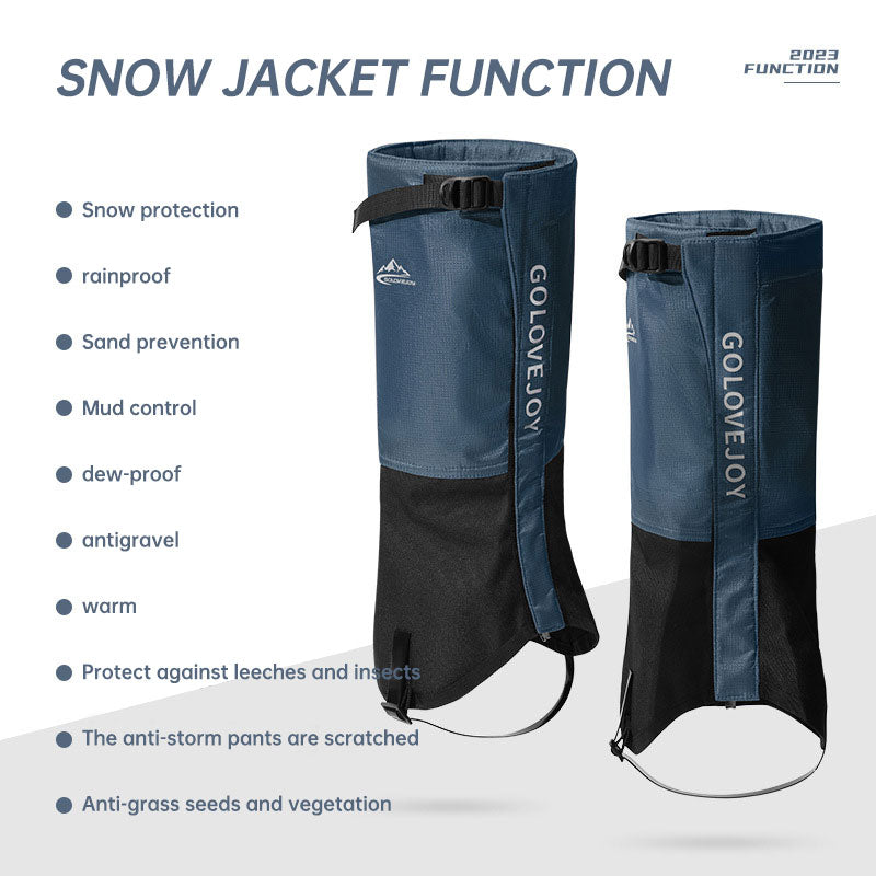 Premium Waterproof Gaiters for Hiking and Skiing