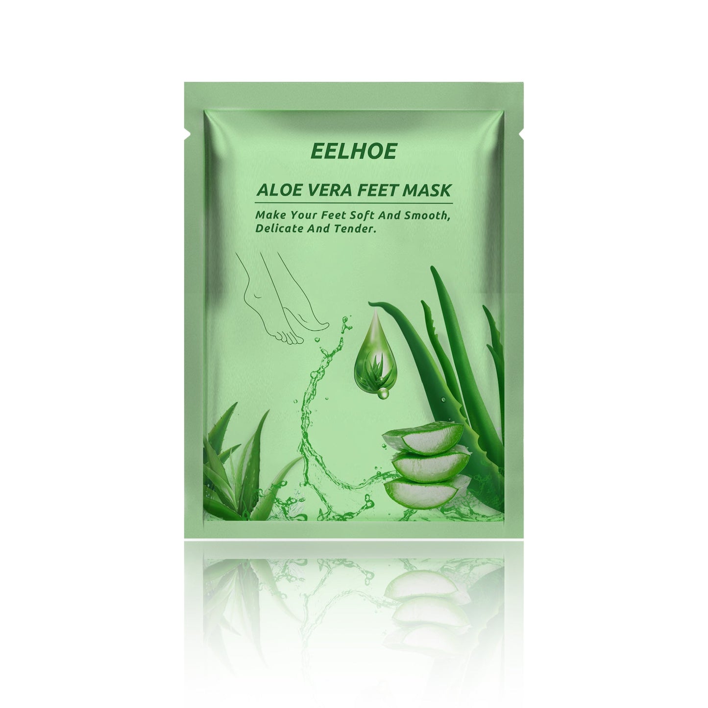 Masque pour les pieds à l'Aloe Vera pour l'hydratation et le soin