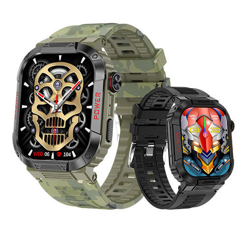Three proof outdoor sports watch IP68 waterproof Bluetooth call health monitoring low-power TK25 smart watch - Korvel
