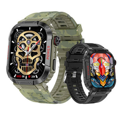 Three proof outdoor sports watch IP68 waterproof Bluetooth call health monitoring low-power TK25 smart watch - Korvel