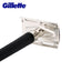 Gillette Super Blue Men Shaving Razors Knife 1 Holder With 1 Blade Official Authentic Safety Razors - Korvel