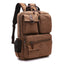 Premium Waxed Canvas Rolling Backpack for Men