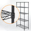 Unité de rangement en métal fil ajustable - Noir