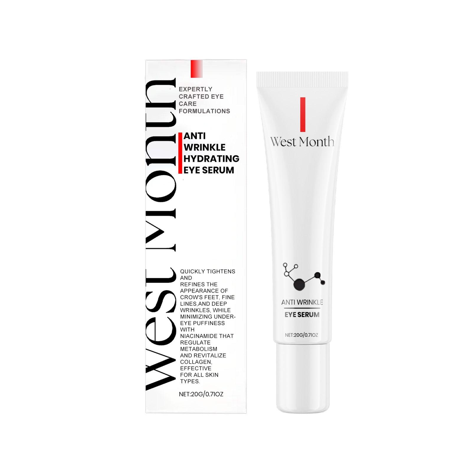 Moisturizing And Firming Eye Cream, Moisturizing And Brightening Eye Repair And Reducing Dry Lines Eye Cream - Korvel