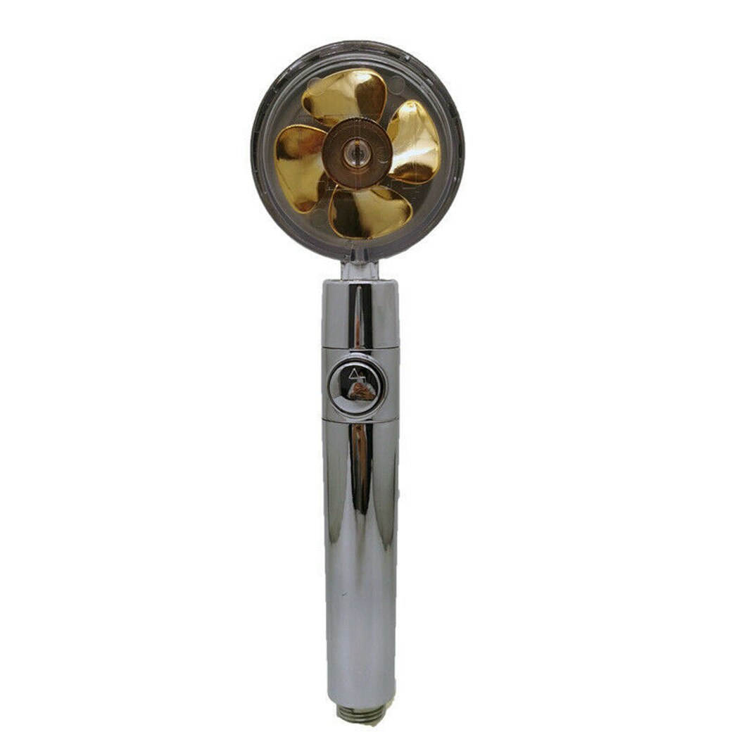 Onder Druk Douchekop Shower Nozzle Water-saving Flow 360 Rotating High-pressure Nozzle With Small Fan - Korvel
