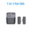 Charging case wireless lavalier microphone 1-to-2 live broadcast 2.4G noise cancelling microphone - Korvel