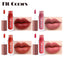 Fit Colors Matte Velvet Moisturizing Lip Gloss Lip Glaze Lipstick 4 Travel Small Set - Korvel