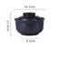 6.5 inch instant noodles bowl with cover bento box student underglaze color ceramic suit Lamian Noodles bowl canteen tableware - Korvel