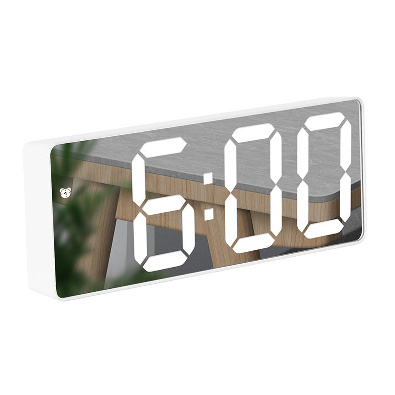 Simple Style LED Electronic Alarm Clock Battery and Plug-in Dual-use Timepiece Yida Time - Korvel