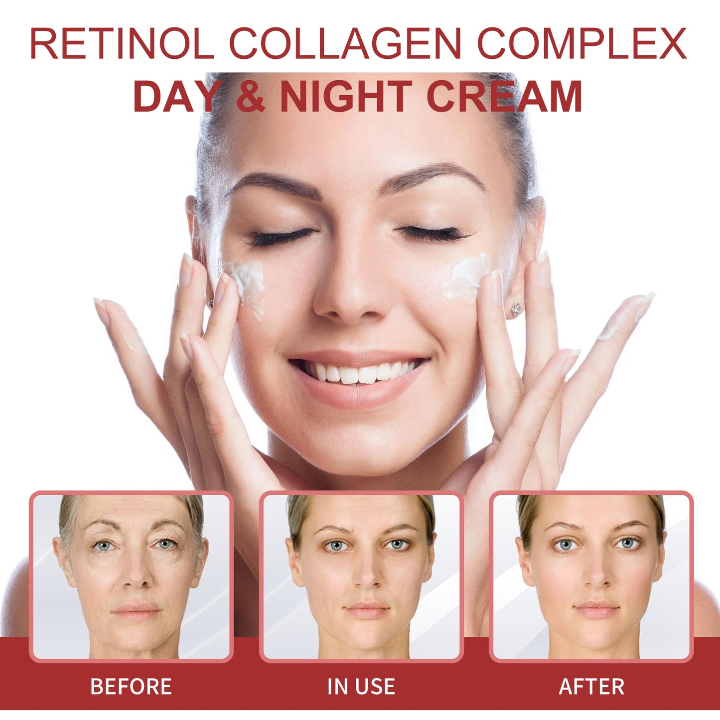 Retinol Whitening Fine Line Cream Moisturizing, Whitening, Firming, Moisturizing And Deep Hydrating Cream - Korvel