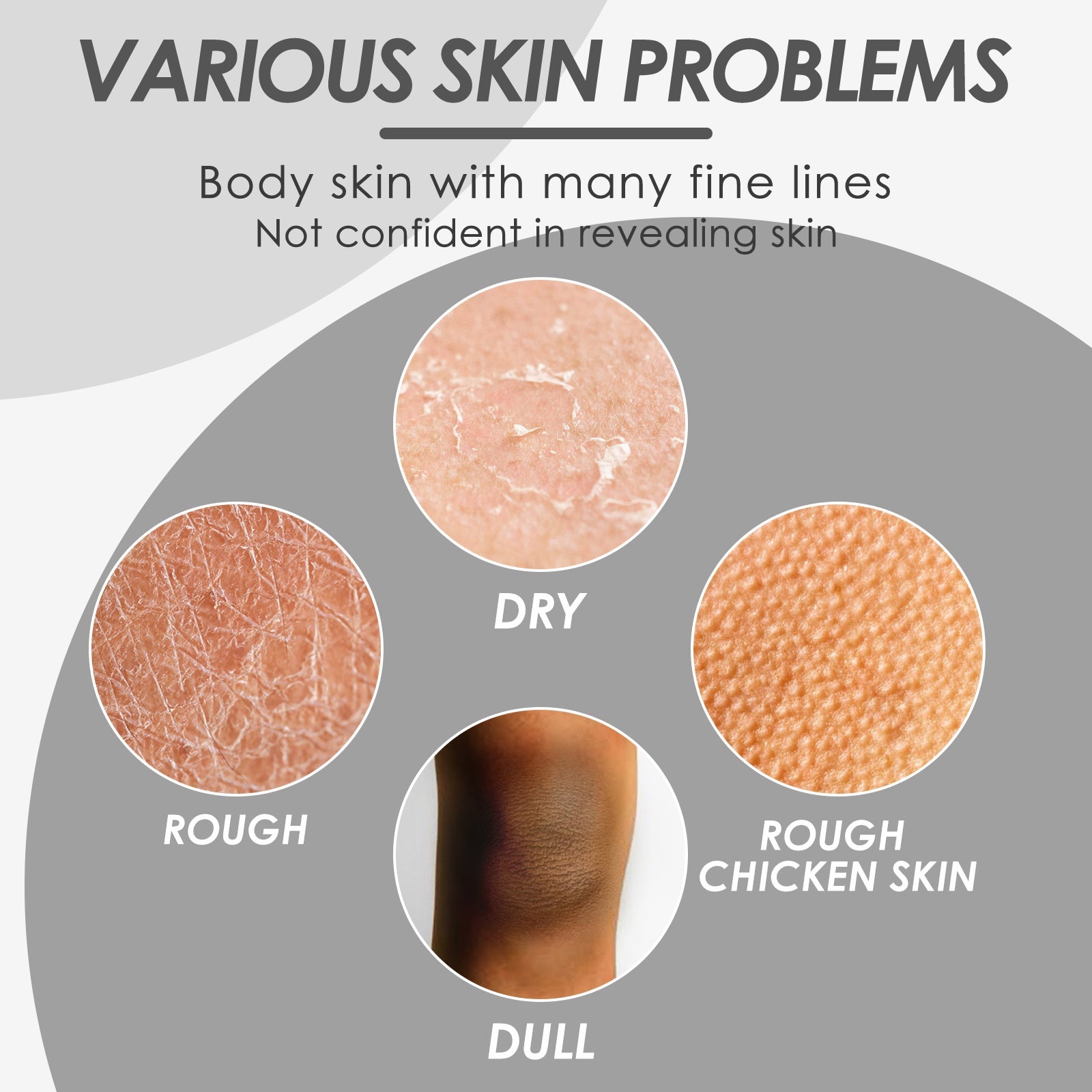 Body Moisturizer Series, Smooth And Delicate Skin Firming Repair Dark Whitening Moisturizing Cream - Korvel